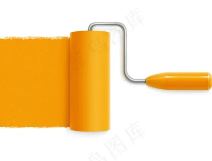 滚筒刷图矢量素材