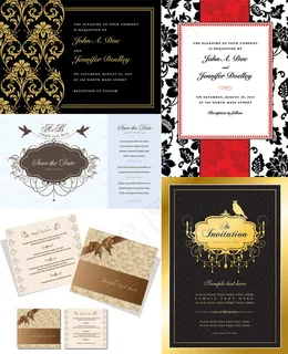 欧式华丽花纹封面矢量素材