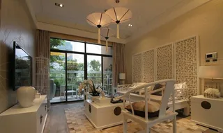 中式客厅装修设计效果图