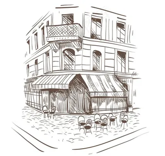 手绘建筑图片 手绘建筑图片