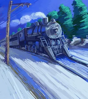 梦想 漫画 火车图片