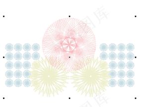 花朵线条花纹免费下载