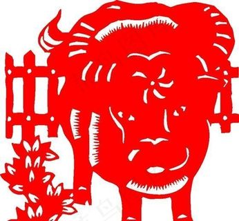 2009年牛年新春吉祥剪纸 牛 民...