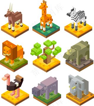 有趣的立体动物设计图片