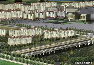 城市外景效果图图片