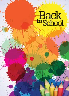 矢量图片色彩铅笔背景