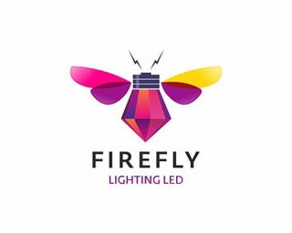 FIREFLY蜜蜂 标志设计 LOGO设计 动物 图标 应用图标