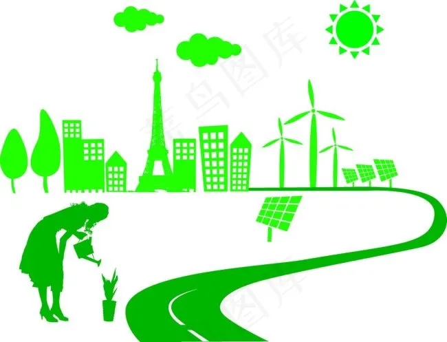 节能环保模板下载eps,ai矢量模版下载