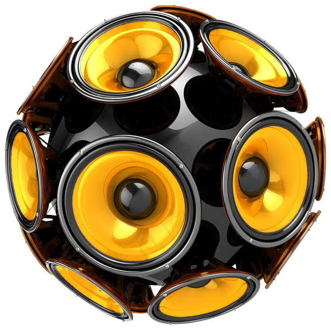 喇叭音响设备png海报素材