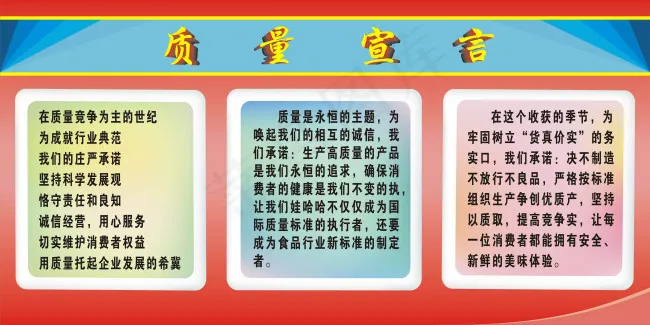 质量看板cdr矢量模版下载