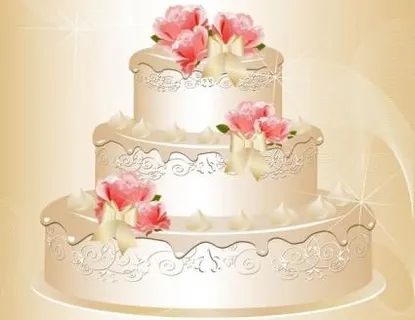 新娘的婚纱元素03矢量的魅力