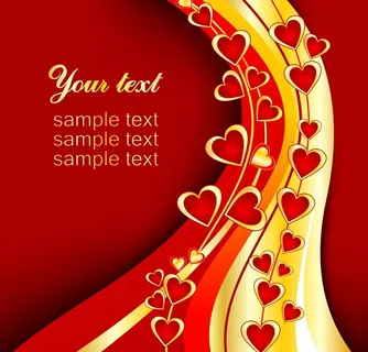 漂亮的情人节元素矢量素材图片