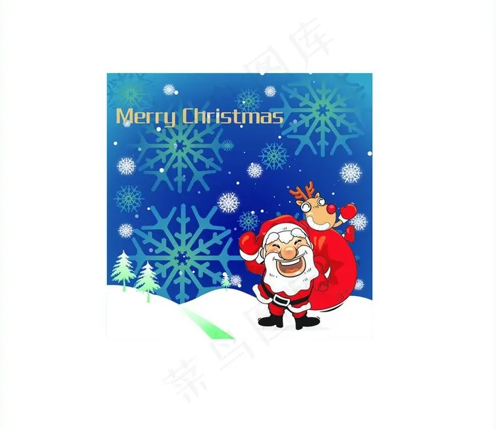 圣诞老人图片cdr矢量模版下载