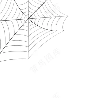 创作抽象的蜘蛛网设计艺术