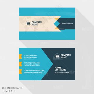 时尚简约名片设计矢量素材