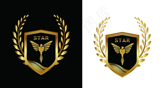 星star logo(15354X8198(DPI:300))psd模版下载