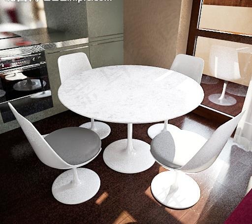 现代时尚桌椅图片