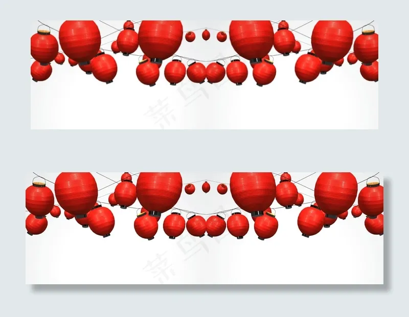大红灯笼淘宝海报背景　