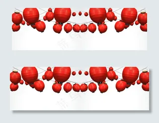 大红灯笼淘宝海报背景　