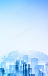 矢量浅蓝色炫光科技商务背景