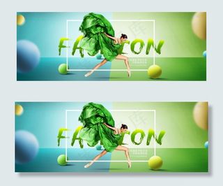 充满花季青春女装海报