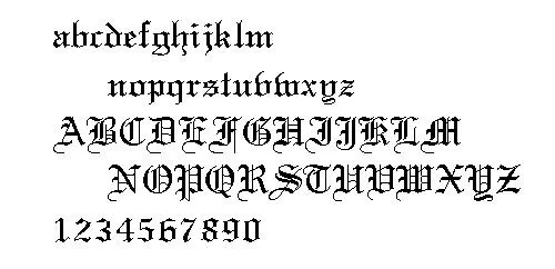 Certificate 英文字体下...