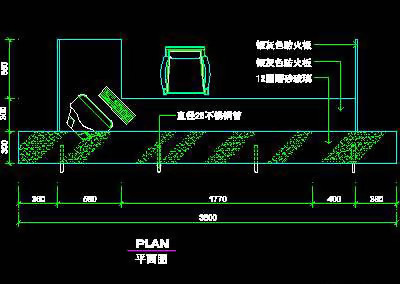 办公室接待台、办公类实例cad详图...