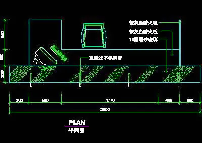 办公室接待台、办公类实例cad详图...