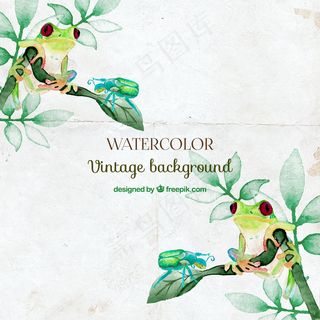 黄色背景矢量图