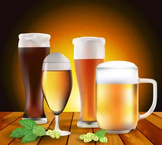 啤酒杯素材