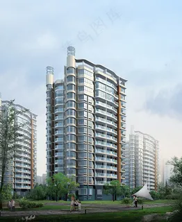 小区景观效果图图片 小区景观效果图图片