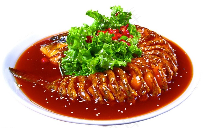 啤酒酱香鱼图片