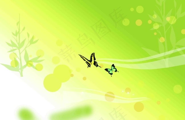 黄绿色背景素材