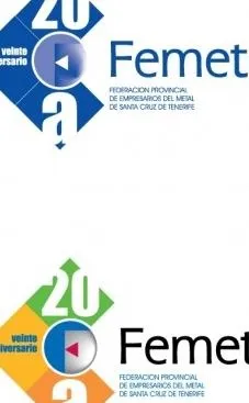 20周年纪念femete标志ai矢量模版下载