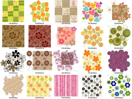 产品设计图案花卉图案