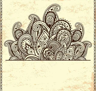 欧式花纹背景图片