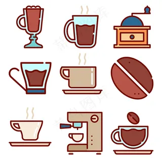 咖啡饮料icon图标