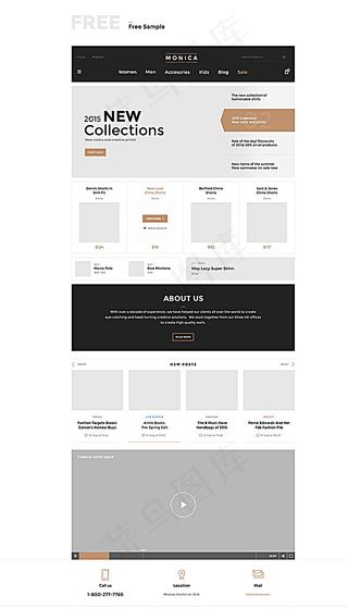 国外优秀网页UI设计源文件素材图片