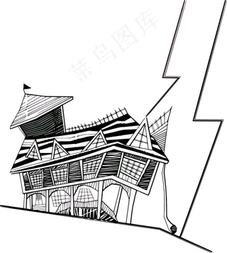 基本的扭曲房子