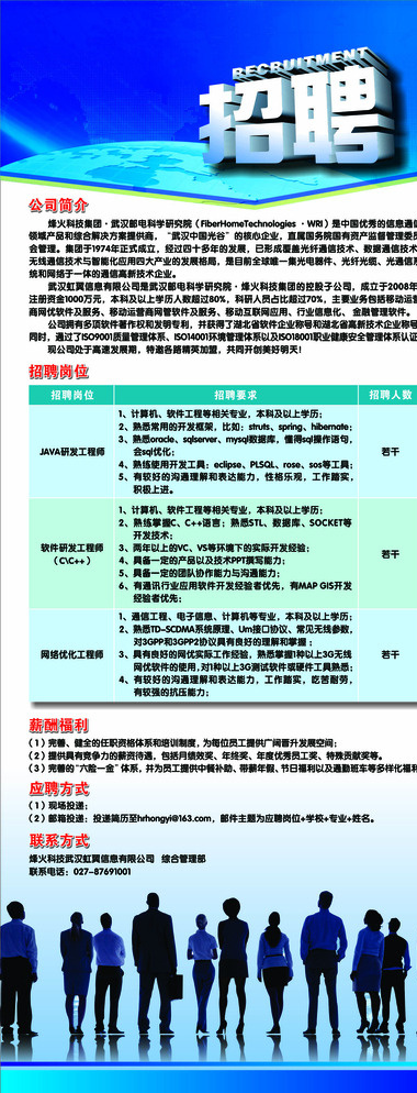 招聘易拉宝图片cdr矢量模版下载