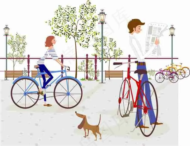 公园溜搭cdr矢量模版下载