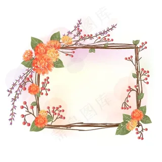 花朵花圈花框 花朵花圈花框