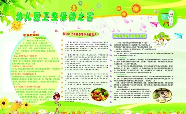 幼儿园卫生保健之窗psd模版下载
