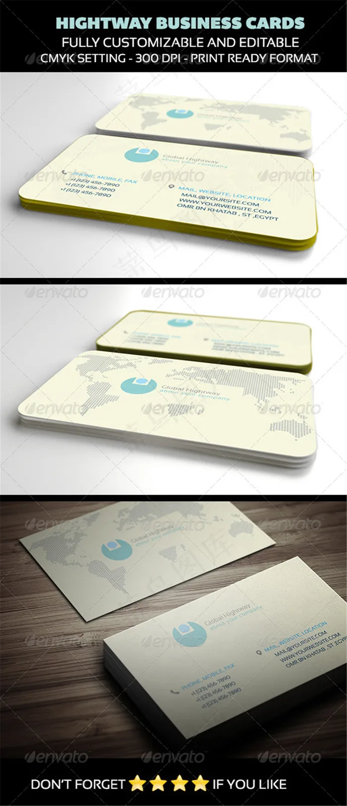 简洁名片设计(1125X675(DPI:300))psd模版下载