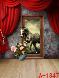 马年新春背景布