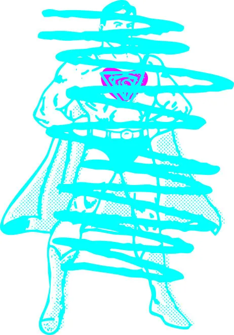 超人矢量cdr矢量模版下载