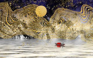 金色背景 中国风背景图片