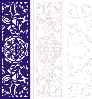 矢量镂空花纹边框底纹欧式