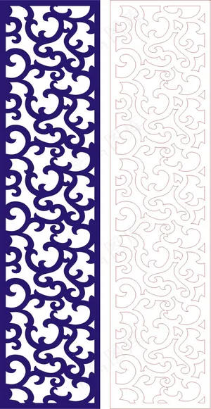 矢量镂空花纹边框底纹欧式