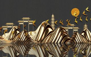 金色背景 中国风背景图片